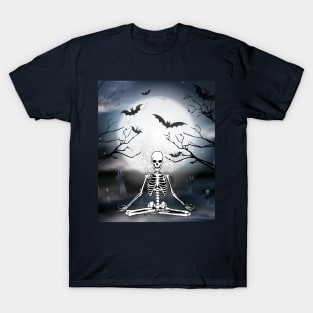 Skeleton meditating T-Shirt